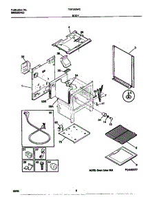 04 - Body parts for Frigidaire Range TGF330WCDC from AppliancePartsPros.com