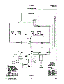13 - Wiring Diagram parts for Tappan Range TGF336ASB from AppliancePartsPros.com