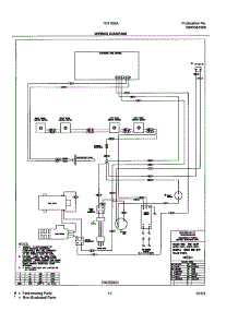 13 - Wiring Diagram parts for Tappan Range TGF336AWE from AppliancePartsPros.com