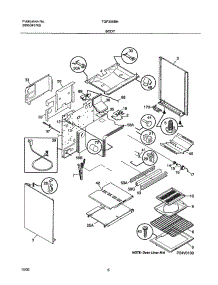 07 - Body parts for Tappan Range TGF355BHDF from AppliancePartsPros.com