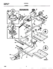 03 - Burner parts for Frigidaire Range TGF357CCTA from AppliancePartsPros.com