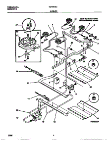 03 - Burner parts for Frigidaire Range TGF364SCDA from AppliancePartsPros.com