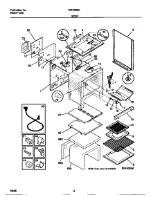 04 - Body parts for Frigidaire Range TGF355BXWA from AppliancePartsPros.com