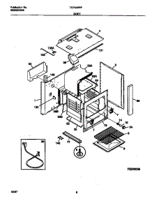 04 - Body parts for Frigidaire Range TGF645WFD1 from AppliancePartsPros.com