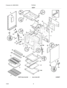 07 - Body parts for Tappan Range TGFS63CQB from AppliancePartsPros.com