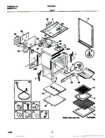 04 - Body parts for Frigidaire Range TGF364SCDA from AppliancePartsPros.com