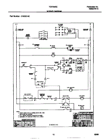 07 - Wiring Diagram parts for Frigidaire Range TGF364SCDA from AppliancePartsPros.com