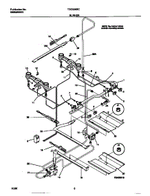 04 - Burner parts for Frigidaire Range TGO356BCDD from AppliancePartsPros.com