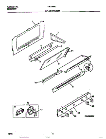 02 - Splasher / Light parts for Frigidaire Range TGO356BCWD from AppliancePartsPros.com