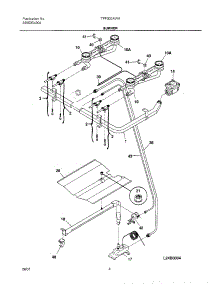 05 - Burner parts for Tappan Range TPF303AWA from AppliancePartsPros.com