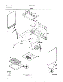 07 - Body parts for Tappan Range TPF303AWA from AppliancePartsPros.com