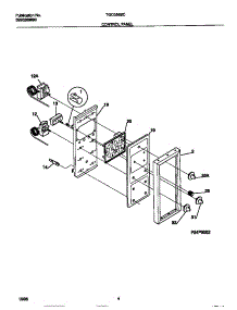 03 - Control Panel parts for Frigidaire Range TGO356BCWD from AppliancePartsPros.com