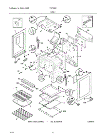 07 - Body parts for Tappan Range TGFS63CSC from AppliancePartsPros.com