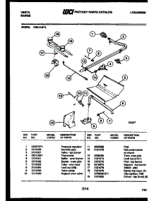 05 - Burner Parts parts for Frigidaire Range VG21AW3 from AppliancePartsPros.com