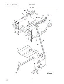 05 - Burner parts for Tappan Range TPF303BWE from AppliancePartsPros.com