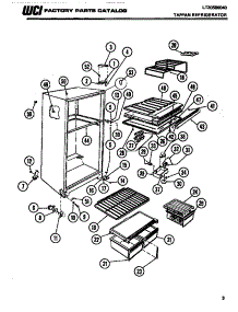 03 - Cabinet Parts parts for Frigidaire Refrigerator 95-1787-23-02 from AppliancePartsPros.com