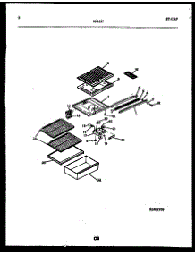 05 - Shelves And Supports parts for Frigidaire Refrigerator 95-1437-00-05 from AppliancePartsPros.com