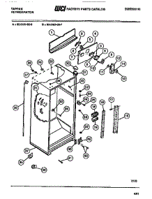 04 - Cabinet W / Fan Assembly parts for Frigidaire Refrigerator 95-2187-45-07 from AppliancePartsPros.com