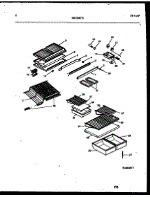 05 - Shelves And Supports parts for Frigidaire Refrigerator GTN198WH3 from AppliancePartsPros.com