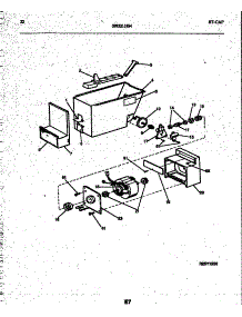 12 - Ice Dispenser parts for Frigidaire Refrigerator 95-2491-66-00 from AppliancePartsPros.com