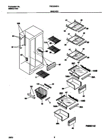 05 - Shelves parts for Frigidaire Refrigerator TRS20WRHD2 from AppliancePartsPros.com