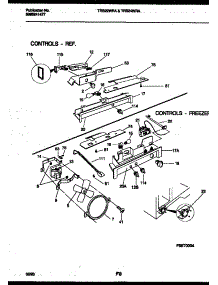 08 - Refrigerator Control Assembly, Damp parts for Frigidaire Refrigerator TRS22WRAD0 from AppliancePartsPros.com