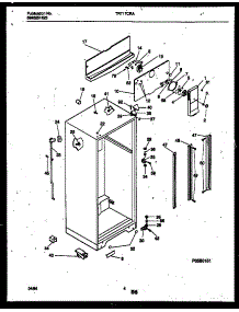 03 - Cabinet Parts parts for Frigidaire Refrigerator TRT17CRAD0 from AppliancePartsPros.com