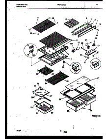04 - Shelves And Supports parts for Frigidaire Refrigerator TRT17CRAD0 from AppliancePartsPros.com