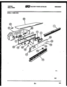 06 - Control Panel parts for Frigidaire Oven 11-2969-00-03 from AppliancePartsPros.com