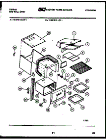 05 - Body Parts parts for Frigidaire Oven 12-3219-00-01 from AppliancePartsPros.com