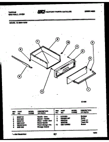 04 - Drawer Parts parts for Frigidaire Oven 12-4980-00-03 from AppliancePartsPros.com