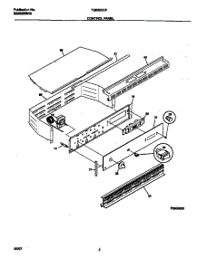 02 - Control Panel parts for Frigidaire Oven TGB500CFB1 from AppliancePartsPros.com