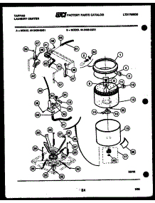 05 - Tubs, Water Valve And Lid Switch parts for Frigidaire Washer Dryer Combo 44-2408-00-01 from AppliancePartsPros.com