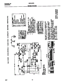 07 - Wiring Diagram parts for Frigidaire Dryer MDG546REW1 from AppliancePartsPros.com