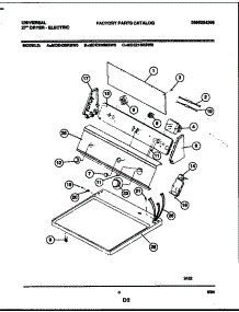 04 - Console And Control Parts parts for Frigidaire Dryer MDE436RBD0 from AppliancePartsPros.com
