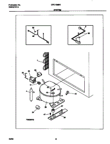 04 - System parts for Frigidaire Freezer CFC13M6HW0 from AppliancePartsPros.com