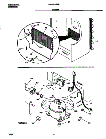 04 - System parts for Frigidaire Freezer CFU17F3HW0 from AppliancePartsPros.com