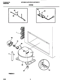04 - System parts for Frigidaire Freezer MFC07M1BW1 from AppliancePartsPros.com