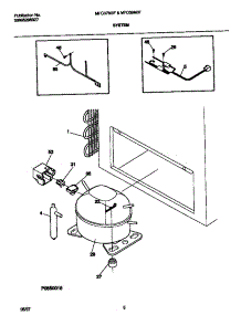 04 - System parts for Frigidaire Freezer MFC07M3FW1 from AppliancePartsPros.com