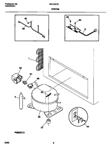 04 - System parts for Frigidaire Freezer MFC09S1CW0 from AppliancePartsPros.com