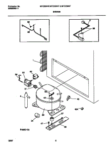 04 - System parts for Frigidaire Freezer MFC20M4FW1 from AppliancePartsPros.com