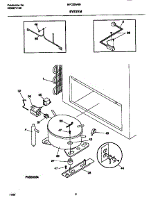 04 - System parts for Frigidaire Freezer MFC25M4BW4 from AppliancePartsPros.com