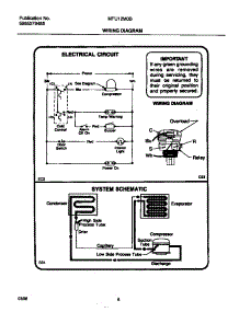 05 - Wiring Diagram parts for Frigidaire Freezer MFU12M0BW3 from AppliancePartsPros.com