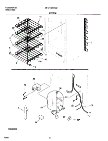 07 - System parts for Frigidaire Freezer MFU17M3GW2 from AppliancePartsPros.com