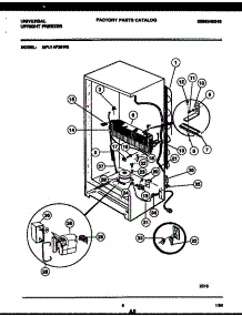 05 - System And Electrical Parts parts for Frigidaire Freezer MFU14F3BW0 from AppliancePartsPros.com