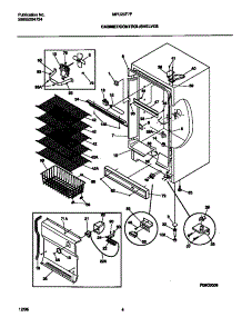 03 - Cabinet / Control / Shelves parts for Frigidaire Freezer MFU20F7FW0 from AppliancePartsPros.com