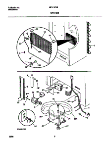04 - System parts for Frigidaire Freezer MFU16F3BW5 from AppliancePartsPros.com