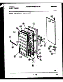 02 - Door Parts parts for Frigidaire Freezer MFU21M3BW1 from AppliancePartsPros.com