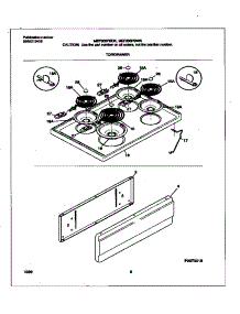 04 - Top / Drawer parts for Frigidaire Range MEF300PBWK from AppliancePartsPros.com