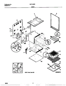 03 - Body parts for Frigidaire Range MEF318BBDD from AppliancePartsPros.com